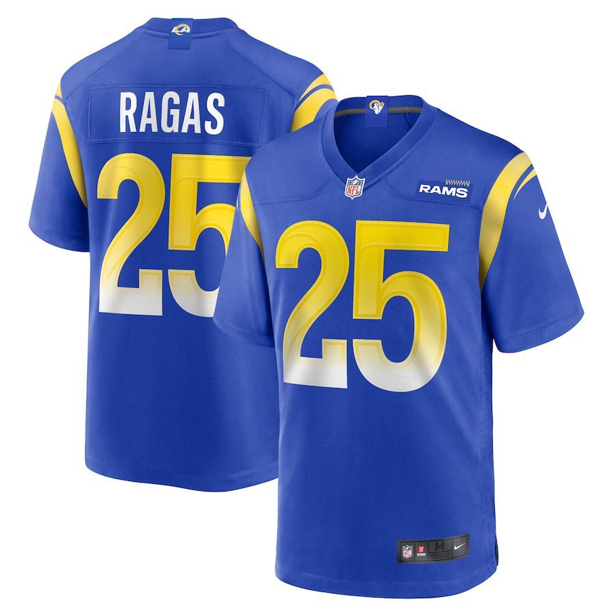 Men Los Angeles Rams #25 Trey Ragas Nike Royal Game Player NFL Jersey